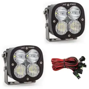 507803 | Baja Designs XL Pro Auxiliary LED Light Pod | Pair, Driving/Combo Light Pattern, Clear, Universal