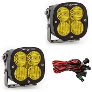 507813 | Baja Designs XL Pro Auxiliary LED Light Pod | Pair, Driving/Combo Light Pattern, Amber, Universal