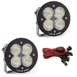 537805 | Baja Designs XL-R Pro Auxiliary LED Light Pod | Pair, Wide Cornering Light Pattern, Clear, Universal