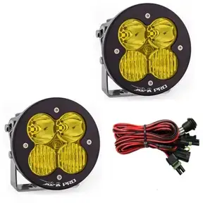 537813 | Baja Designs XL-R Pro Auxiliary LED Light Pod | Pair, Driving/Combo Light Pattern, Amber, Universal