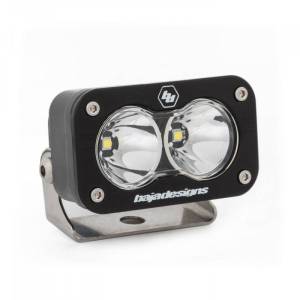 540001 | Baja Designs S2 Sport Black Auxiliary LED Light Pod | Single, Spot Light Pattern, Clear, Universal