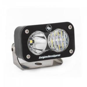 540003 | Baja Designs S2 Sport Black Auxiliary LED Light Pod | Single, Driving/Combo Light Pattern, Clear, Universal