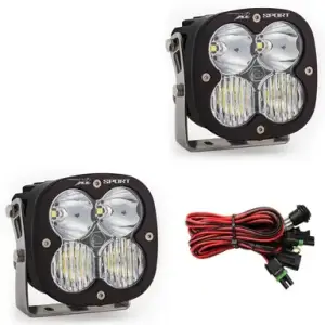 567803 | Baja Designs XL Sport Auxiliary LED Light Pod | Pair, Driving/Combo Pattern, Clear, Universal