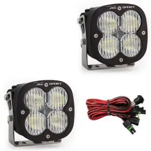 567805 | Baja Designs XL Sport Auxiliary LED Light Pod | Pair, Wide Cornering Light Pattern, Clear, Universal