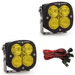 567813 | Baja Designs XL Sport Auxiliary LED Light Pod | Pair, Driving/Combo Light Pattern, Amber, Universal