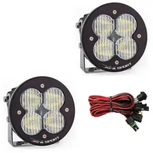 577805 | Baja Designs XL-R Sport Auxiliary LED Light Pod | Pair, Wide Cornering Light Pattern, Clear, Universal