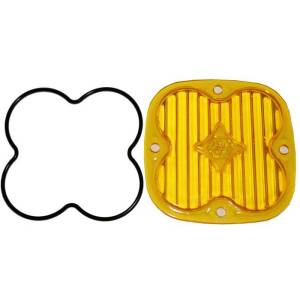 668415 | Baja Designs Squadron Light Pod Lens Kit | Single, Wide Cornering Light Pattern, Amber