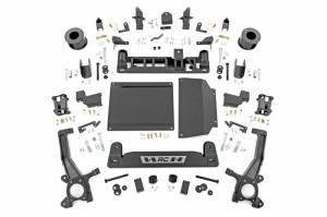 75900 | Rough Country 6 Inch Lift Kit For Toyota Tundra 2/4WD | 2022-2023 | Factory Axle Type Black, No Factory Rear Air Ride, With Auto Headlights