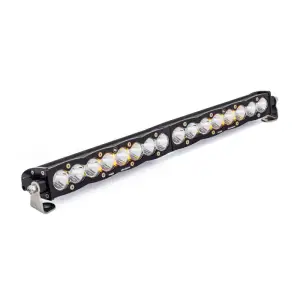 702001 | Baja Designs S8 Straight LED Light Bar | Spot Light Pattern, Clear, 20 Inch, Universal