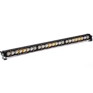 703003 | Baja Designs S8 Straight LED Light Bar | Driving/Combo Pattern, Clear, 30 Inch, Universal