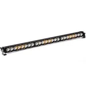 703006 | Baja Designs S8 Straight LED Light Bar | Work/Scene Light Pattern, Clear, 30 Inch, Universal