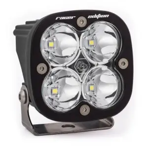 720001 | Baja Designs Squadron Racer Edition Auxiliary LED Light Pod | Single, Racer Spot Light Pattern, Clear, Universal