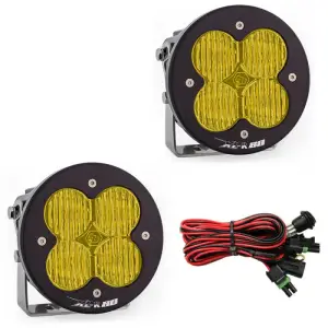 767815 | Baja Designs XL-R 80 Auxiliary LED Light Pod | Pair, Wide Cornering Pattern, Amber, Universal