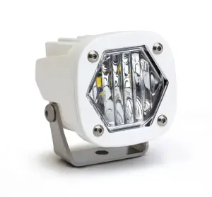 Baja Designs - 380005WT | Baja Designs S1 White LED Auxiliary Light Pod | Single, Wide Cornering Light Pattern, Clear, Universal - Image 1