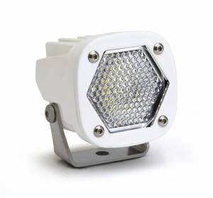 Baja Designs - 380006WT | Baja Designs S1 White LED Auxiliary Light Pod | Single, Work/Scene Light Pattern, Clear, Universal - Image 1