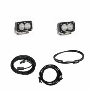 Baja Designs - 447651UP | Baja Designs S2 Sport Dual Reverse Light Kit For Jeep Wrangler JL Rubicon / Sahara | 2019-2022 | Wide Cornering Light Pattern, Clear, Upfitter Wiring, ONLY Fit OE Bumper - Image 1