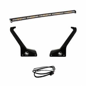 447665UP | Baja Designs S8 50 Inch Roof Mount LED Light Bar Kit For Jeep Gladiator JT / Wrangler JL | 2018-2023 | Driving/Combo Light Pattern, Clear, Upfitter Wiring