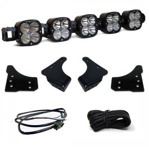 Baja Designs - 447691UP | Baja Designs XL Sport Bumper Linkable LED Light Bar Kit For Ford F-150 | 2021-2022 | Multi-Pattern Light Pattern, Clear, Upfitter Wiring - Image 1