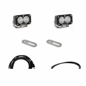 447733UP | Baja Designs S2 Sport Dual Reverse Light Kit For Ford F-250 / F-350 Super Duty | 2017-2022 | Wide Cornering Light Pattern, Clear, Upfitter Wiring