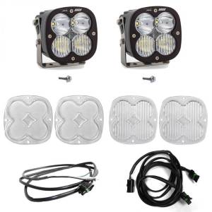 447751UP | Baja Designs XL80 A-Pillar LED Light Pod Kit For Ford Bronco | 2021-2023 | Driving/Combo Light Pattern, Clear, Upfitter Wiring Type