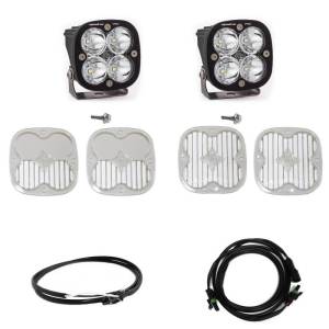 447754UP | Baja Designs Squadron Pro A-Pillar LED Light Pod Kit For Ford Bronco | 2021-2023 | Spot Light Pattern, Clear, Upfitter, Wiring