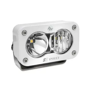 480003WT | Baja Designs S2 Pro White LED Auxiliary Light Pod | Single, Driving/Combo Light Pattern, Clear, Universal