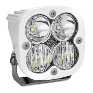 490003WT | Baja Designs Squadron Pro White LED Auxiliary Light Pod | Single, Driving/Combo Light Pattern, Clear, Universal