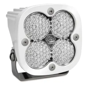 490006WT | Baja Designs Squadron Pro White LED Auxiliary Light Pod | Single, Work/Scene Light Pattern, Clear, Universal