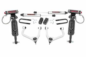 Rough Country - 28857 | Rough Country 3.5 Inch Lift Kit For GMC Sierra 1500 2WD/4WD | 2019-2024 | Rear Factory Mono-Leaf Spring, Vertex Coilovers With V2 Rear Shocks - Image 1