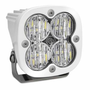 550005WT | Baja Designs Squadron Sport White LED Auxiliary Light Pod | Single, Wide Cornering Light Pattern, Clear, Universal