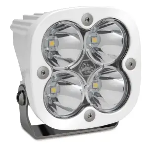 550006WT | Baja Designs Squadron Sport White LED Auxiliary Light Pod | Single, Work/Scene Light Pattern, Clear, Universal