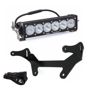 Baja Designs - 447089 | Baja Designs OnX6+ 10 Inch Shock Mount LED Light Bar Kit For Can-Am Maverick X3 | 2017-2022 | Driving/Combo Light Pattern, Clear - Image 1