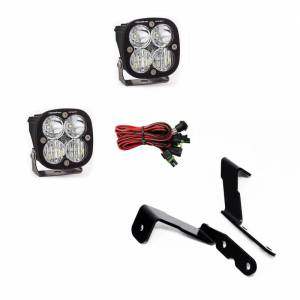 447575 | Baja Designs Squadron Sport A-Pillar LED Light Pod Kit For Chevrolet Avalanche, Silverado, Tahoe / GMC Sierra, Yukon | 2007-2013 | Driving/Combo Light Pattern, Clear