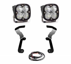 447743 | Baja Designs Squadron Pro A-Pillar LED Light Pod Kit For GMC Sierra 1500 | 2019-2022 | Driving/Combo Light Pattern, Clear