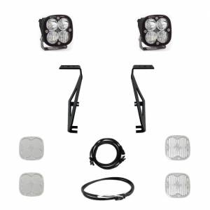 448070 | Baja Designs Squadron Sport A-Pillar LED Light Pod Kit For Ford F-150 Raptor | 2021-2023 | Driving/Combo Light Pattern, Clear