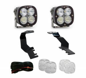 448073 | Baja Designs XL Pro A-Pillar LED Light Pod Kit For Toyota Tundra / Sequoia | 2022-2023 | Driving/Combo Light Pattern, Clear