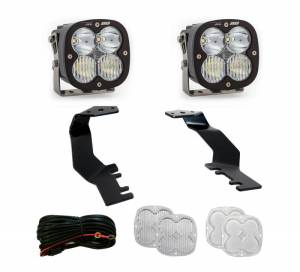 448074 | Baja Designs XL80 A-Pillar LED Light Pod Kit For Toyota Tundra / Sequoia | 2022-2023 | Driving/Combo Light Pattern, Clear