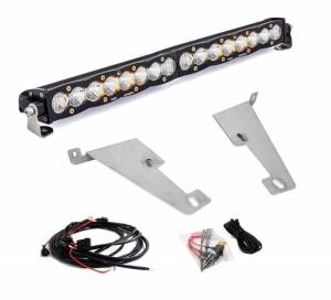 448076 | Baja Designs S8 20 Inch LED Light Bar Behind Bumper Kit For Toyota Tundra / Sequoia | 2022-2023 | Driving/Combo Light Pattern, Clear