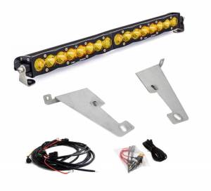 448077 | Baja Designs S8 20 Inch LED Light Bar Behind Bumper Kit For Toyota Tundra / Sequoia | 2022-2023 | Driving/Combo Light Pattern, Amber