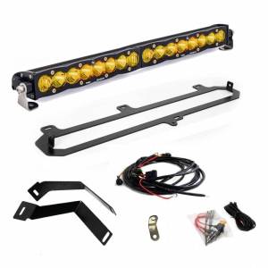 448079 | Baja Designs S8 20 Inch LED Light Bar Behind Bumper Kit For Toyota Tundra / Sequoia | 2022-2023 | ONLY Fit TRD Grill, Driving/Combo Light Pattern, Amber