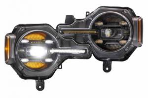 LF497 | Morimoto XB LED Headlights With White DRL For Ford Bronco | 2021-2023 | Pair