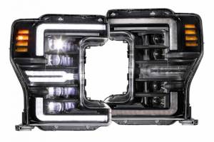 Morimoto - LF503.2-ASM | Morimoto XB LED Headlights With White DRL For Ford Super Duty | 2017-2019 | Pair - Image 1