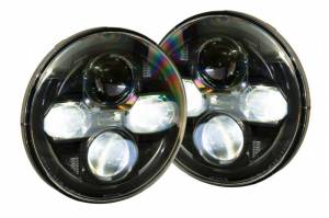 LF516 | Morimoto Sealed7 LED Headlights For Jeep Wrangler JK | 2007-2017 | Pair