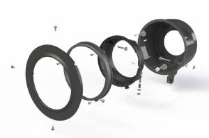 Morimoto - LF630 | Morimoto Round 7 Inch LED Headlights Adapters Brackets For Jeep Wrangler JL / Gladiator JT | 2018-2023 | Pair - Image 1