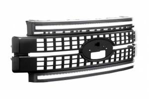 XBG05 | Morimoto XGB LED DRL Light Grille For Ford Super Duty | 2017-2019 | Paintable Black, White DRL