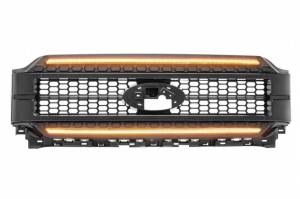 XBG22 | Morimoto XGB LED DRL Light Grille For Ford F-150 | 2021-2023 | Paintable Black, Amber DRL