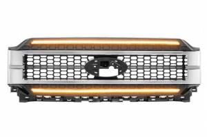 Morimoto - XBG24 | Morimoto XGB LED DRL Light Grille For Ford F-150 | 2021-2023 | Chrome Finish, Amber DRL - Image 1