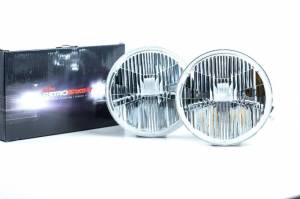 LFRB125 | Morimoto Holley RetroBright Sealed Headlights 5.75 Inch Round | Each, Classic White, Universal