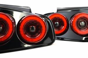 LF421 | Morimoto XB LED Tail Lights For Ford Mustang | 2013-2014 | Pair, Red