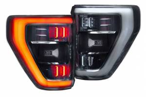 LF735 | Morimoto XB LED Tail Lights For Ford F-150 | 2021-2023 | Pair, BLIS, Smoked